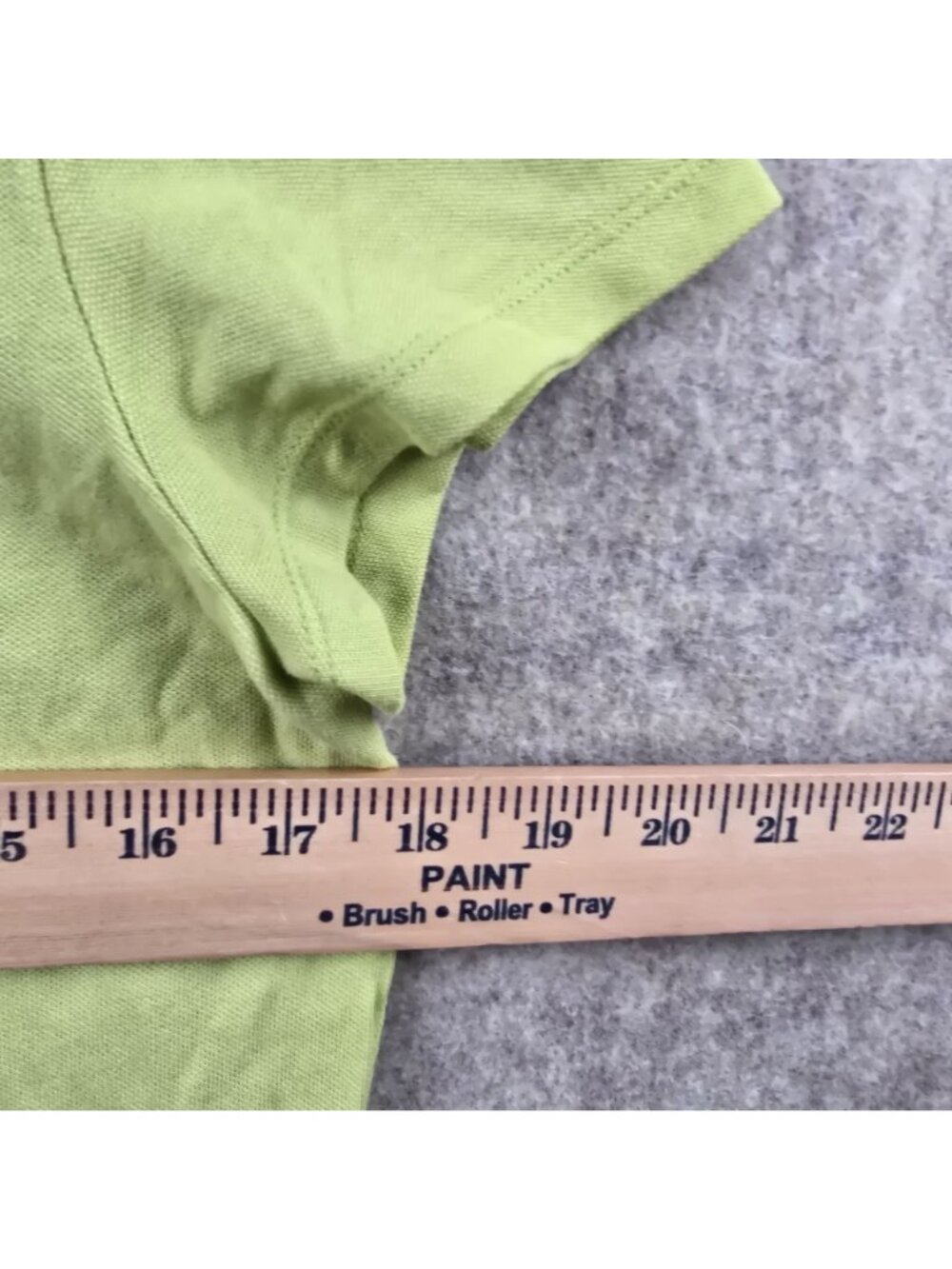Talbots Women Petite T-Shirt Green M Modal Cotton Stretch Crew Neck Short Sleeve - Picture 8 of 8